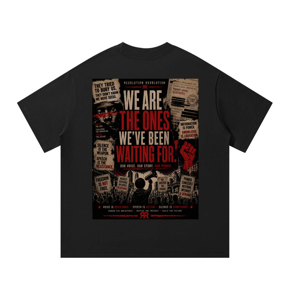 Resolution Revolution "Refuse to Be Silent" Unisex Oversized T-Shirt