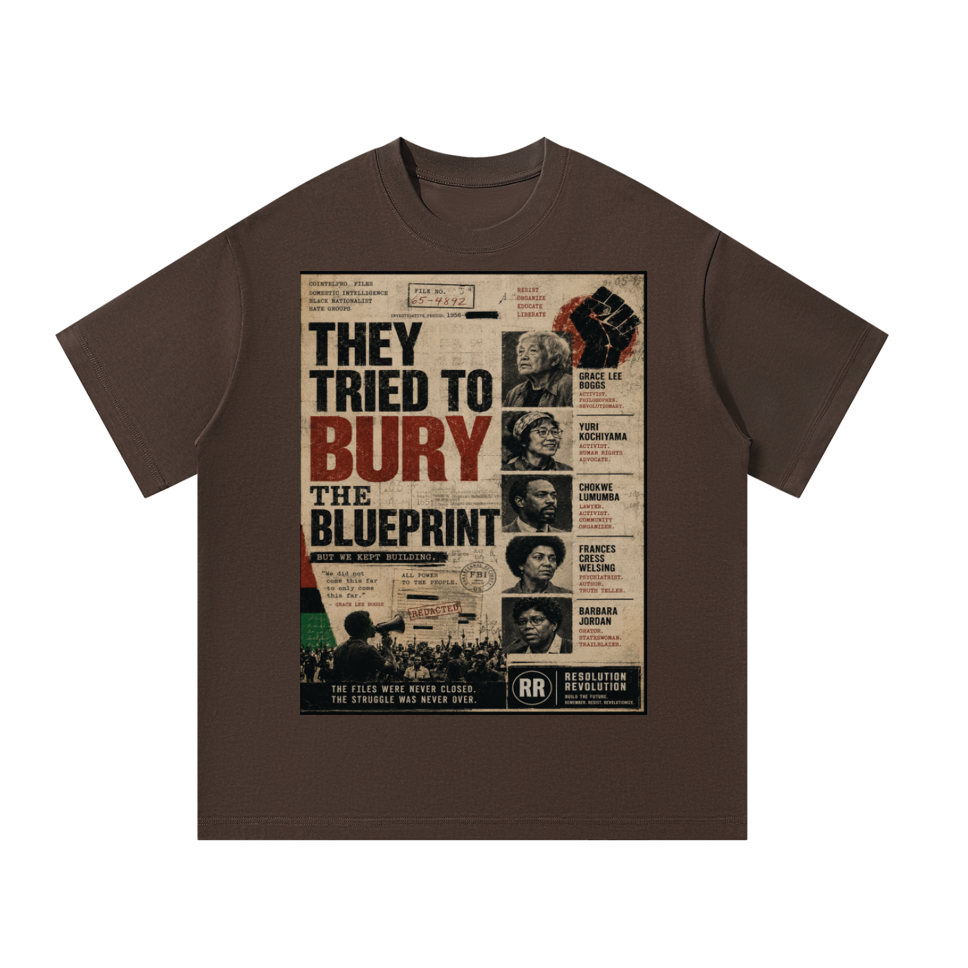Resolution Revolution "Refuse to Be Silent" Unisex Oversized T-Shirt