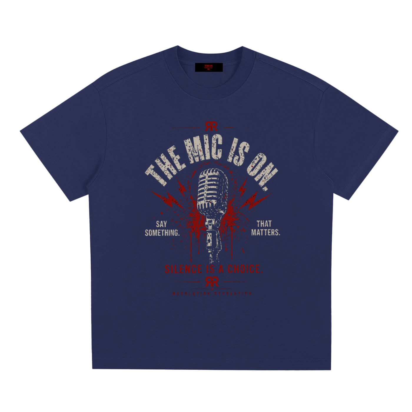 Resolution Revolution "The Mic Is On" Sorona Quick-Dry Cooling T-Shirt
