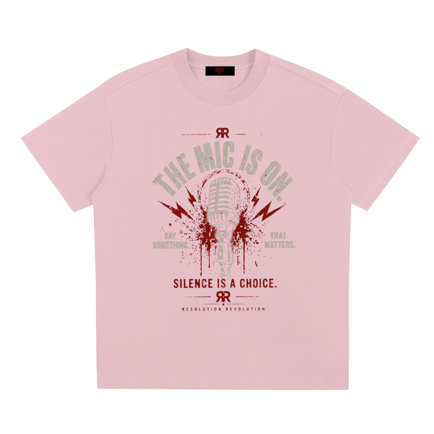 Resolution Revolution "The Mic Is On" Sorona Quick-Dry Cooling T-Shirt