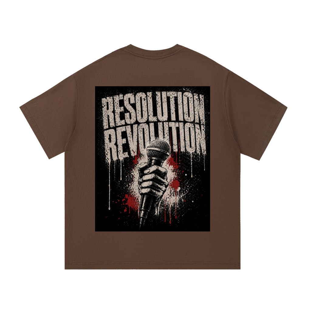 Resolution Revolution "Speak Up/Mic" Essential Cotton T-Shirt