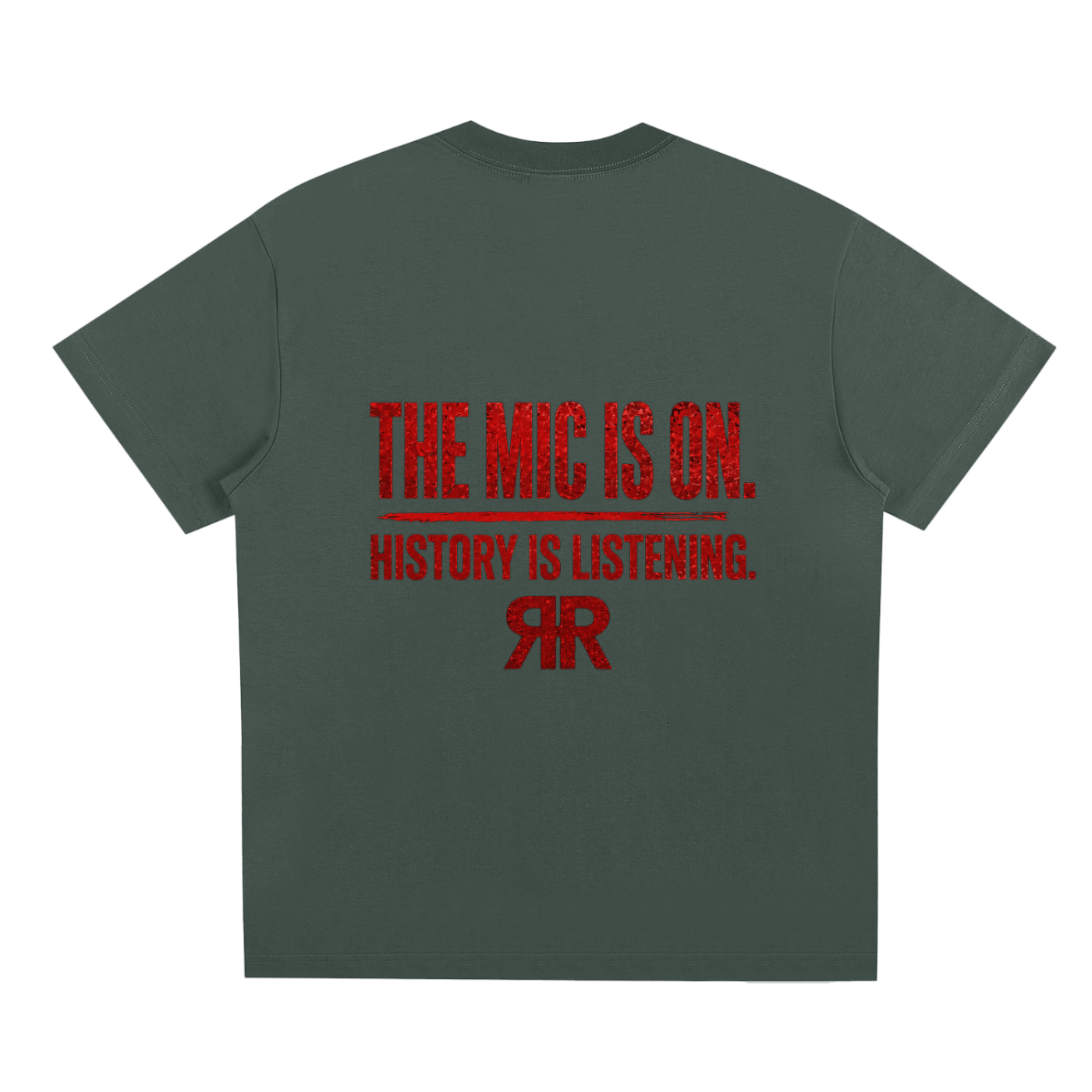 Resolution Revolution "The Mic Is On" Sorona Quick-Dry Cooling T-Shirt