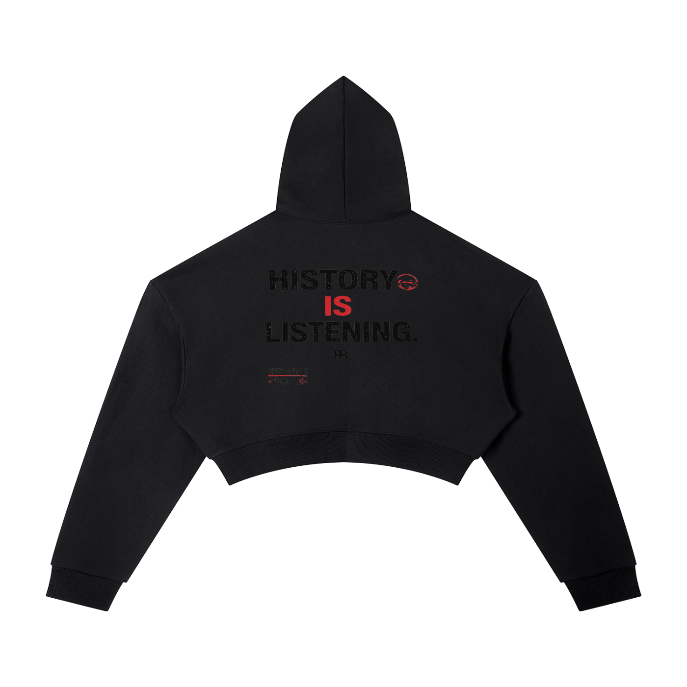 Resolution Revolution Women of the Movement" Essential Cropped Hoodie