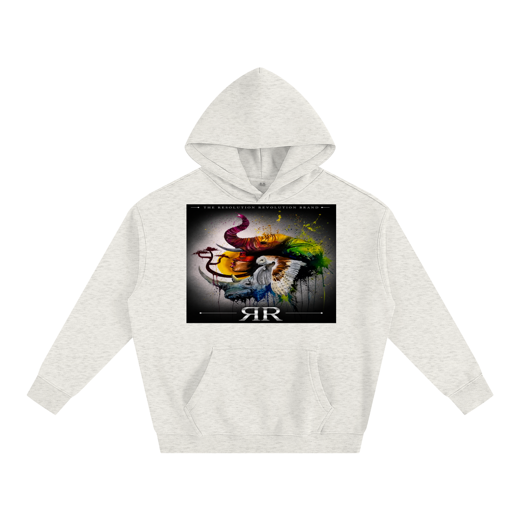 Resolution Revolution "Art/Mic" Oversize Fleeced Hoodie