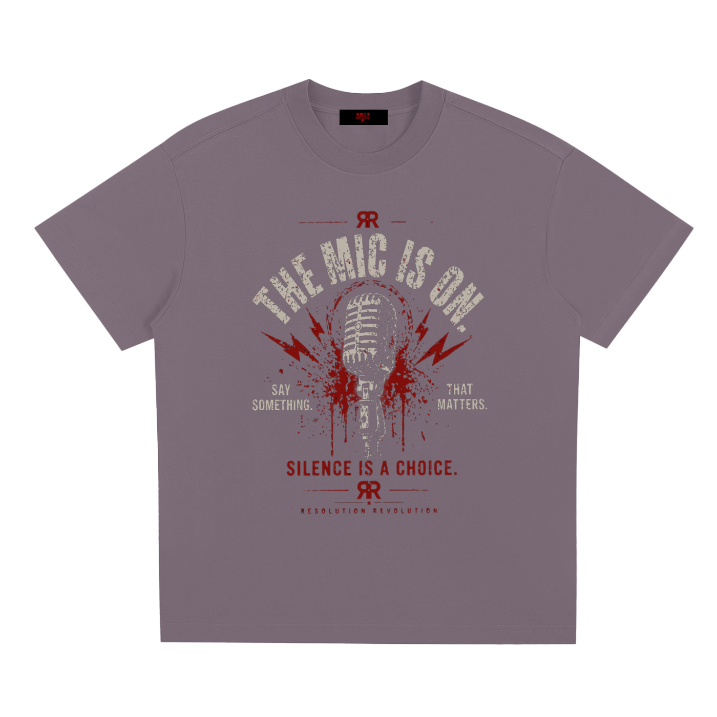 Resolution Revolution "The Mic Is On" Sorona Quick-Dry Cooling T-Shirt