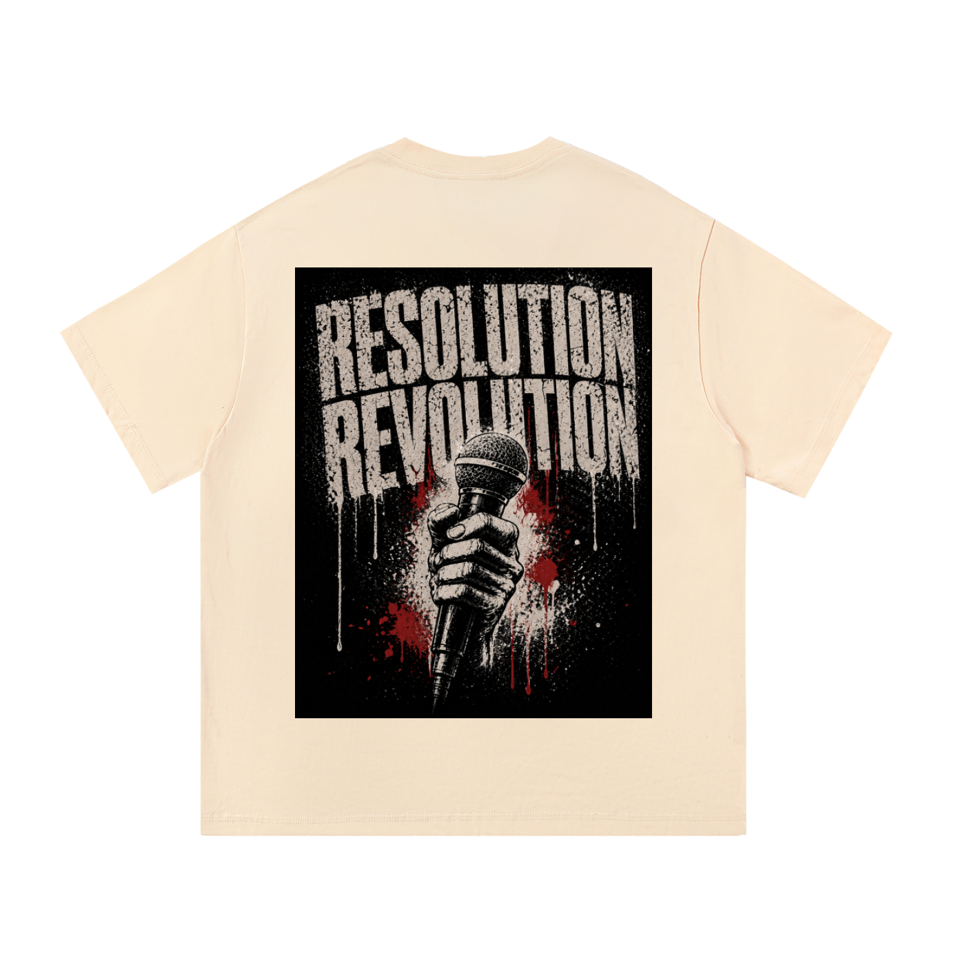 Resolution Revolution "Speak Up/Mic" Essential Cotton T-Shirt