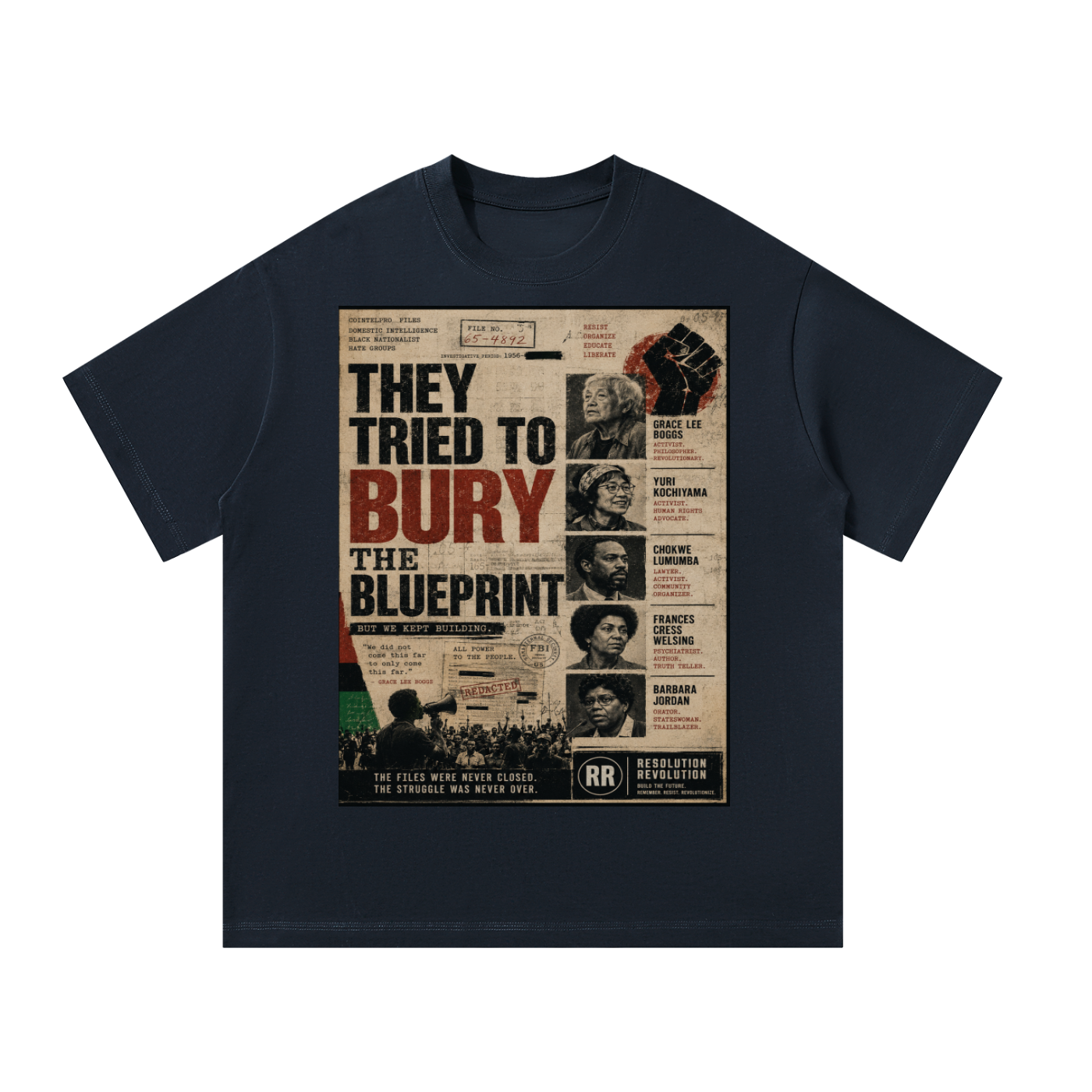 Resolution Revolution "Refuse to Be Silent" Unisex Oversized T-Shirt