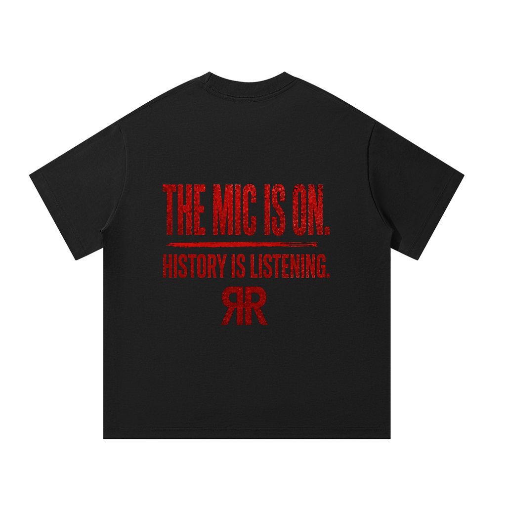 Resolution Revolution "This MIC ON" Unisex Oversized T-Shirt