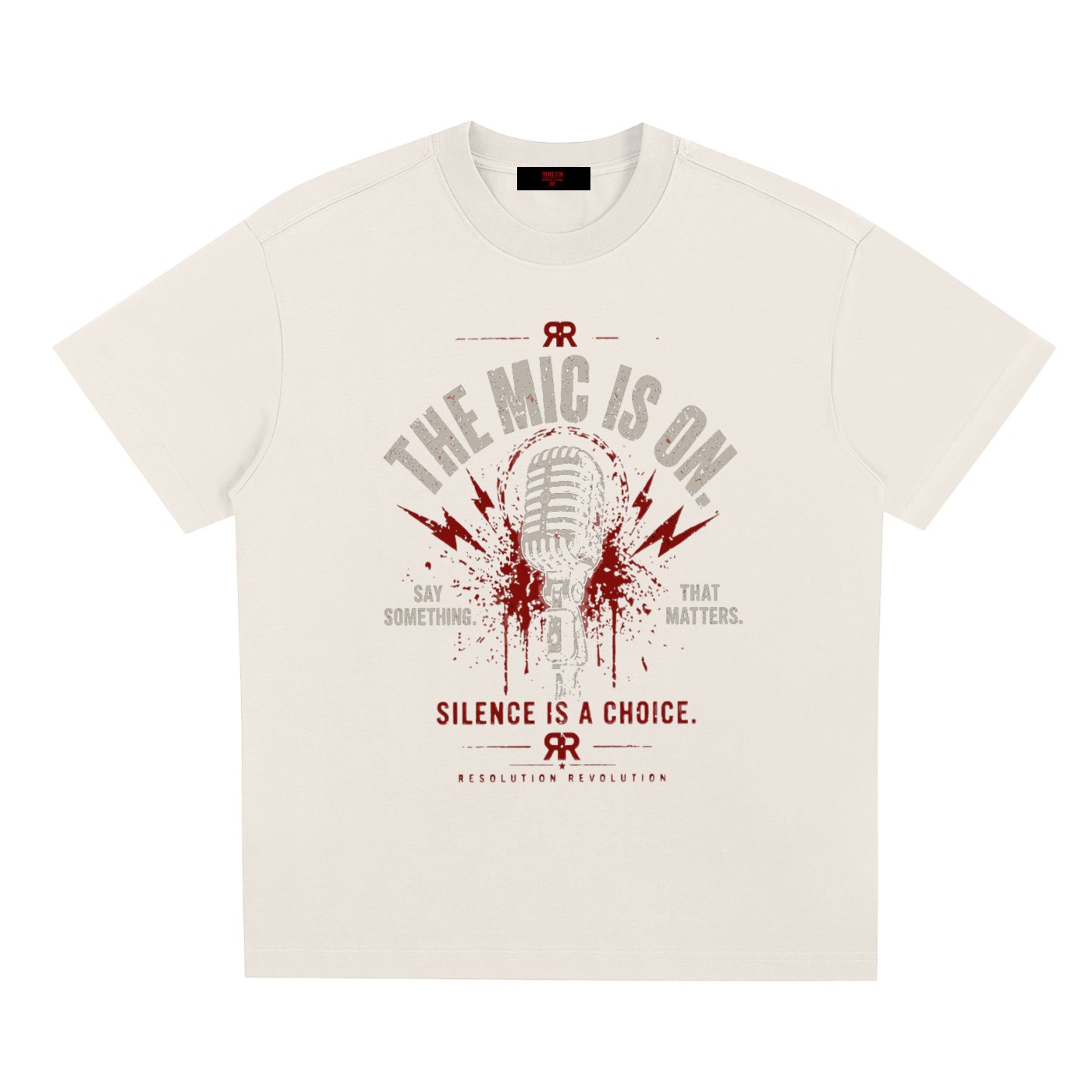 Resolution Revolution "The Mic Is On" Sorona Quick-Dry Cooling T-Shirt