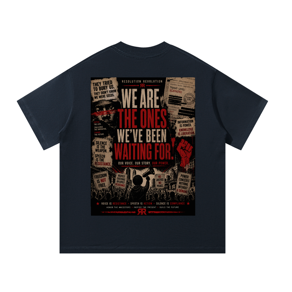 Resolution Revolution "Refuse to Be Silent" Unisex Oversized T-Shirt