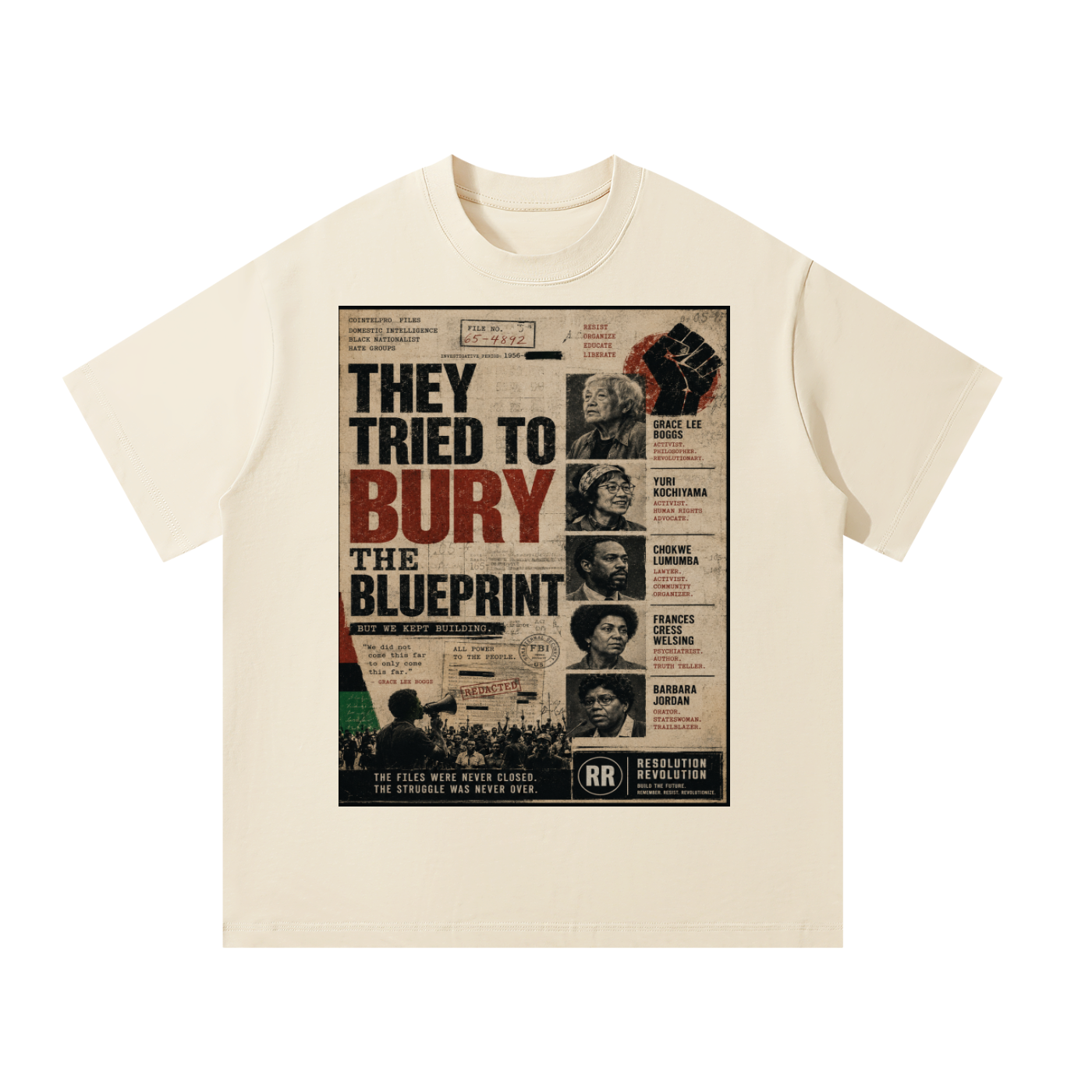 Resolution Revolution "Refuse to Be Silent" Unisex Oversized T-Shirt