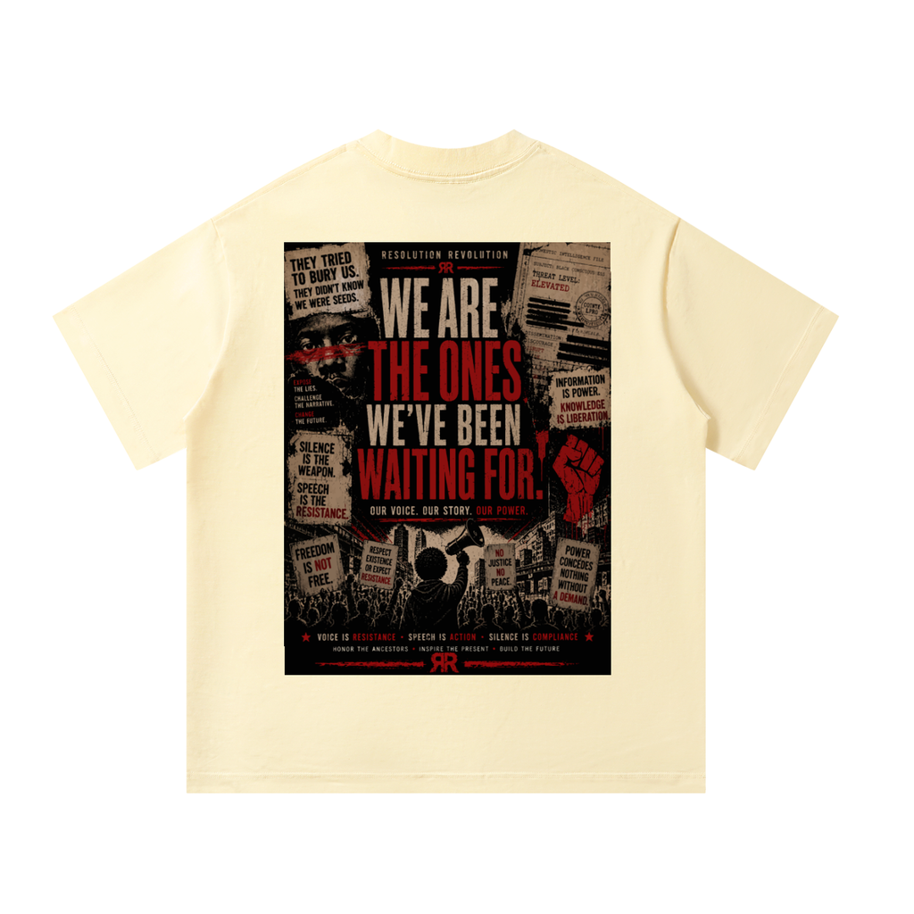 Resolution Revolution "Refuse to Be Silent" Unisex Oversized T-Shirt